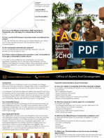 Scholarship FAQ Brochure