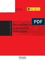 Educacion Especial e Inclusion Educativa - España