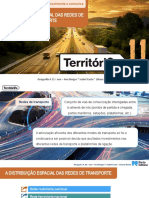 Redes transporte Portugal distribuição espaço