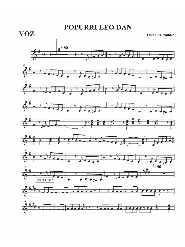 Popurrí Leo Dan Mariachi Nuevo Tecalitlán PDF | PDF