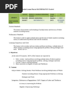 Lesson Plan Grade 4 Mathematics | PDF | Multiplication | Cognition