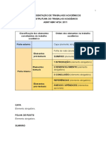 Estrutura Do Trabalho Acadêmico - FAESA - 2021-2