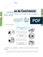 Ficha Ejemplos de Valores para Tercero de Primaria