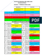 Horário - 1º Per 2020 1