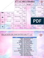 Horario 1a - Secundaria