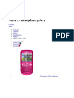 Nokia C3 Smartphone Gallery