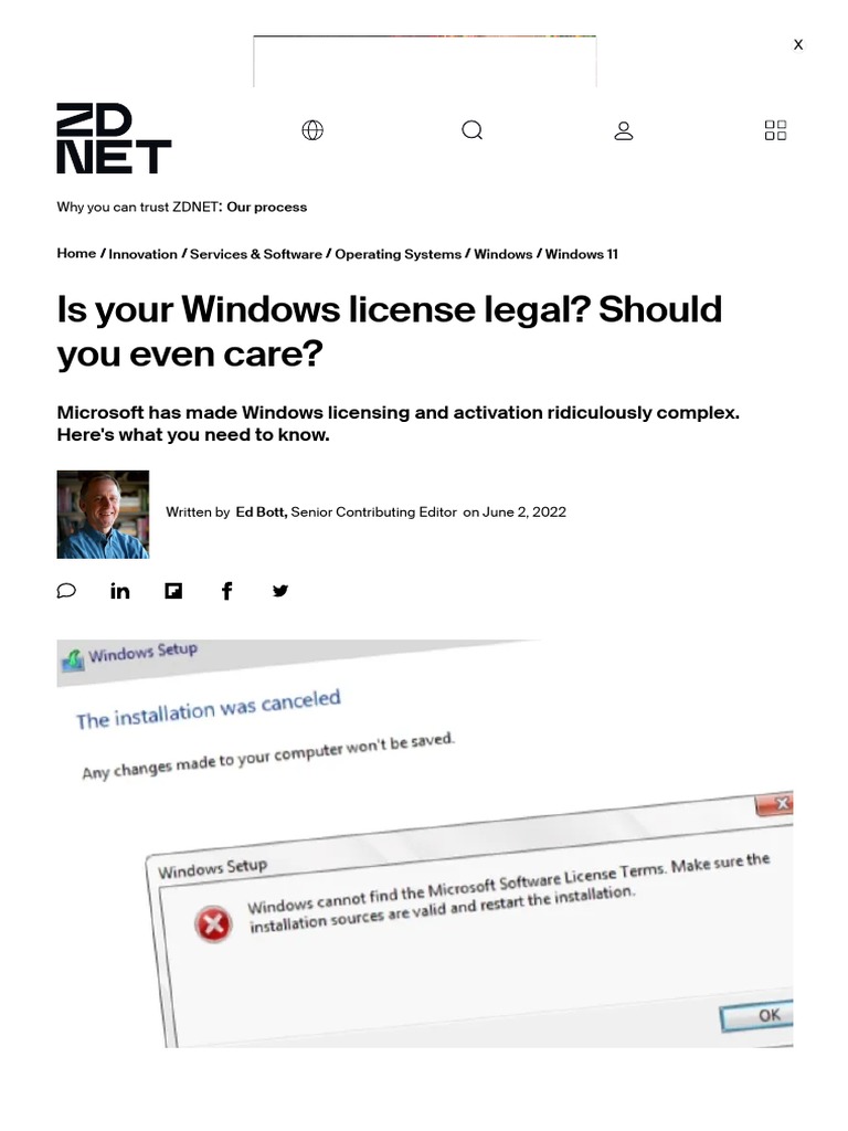 Is Your Windows License Legal – Is your Windows license legal? Should ...