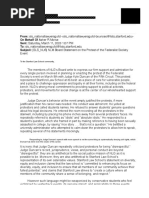 FW SLSNLG NLG Board Statement On The Protest of The Federalist Society Event