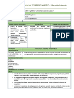 Formato - Sesión - Educación Primaria 3° Grado