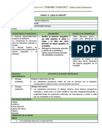 Formato - Sesión - Educación Primaria 4° Grado PS