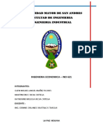 Trabajo #1 - Ingenieria Economica PDF