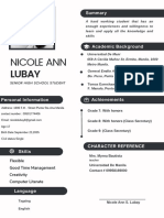 Brown Minimalist Concept Resume Template