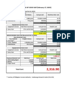 Costing For SD Coco Sap