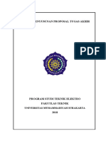 Panduan Penyusunan Proposal Tugas Akhir Teknik Elektro