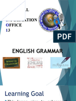 4 - Basics in English Grammar