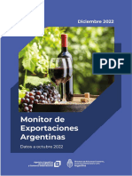 Monitor Exportaciones AAICI (Datos A Octubre 2022)