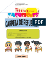 5TO Carpeta de Refuerzo MATEMÁTICA PDF