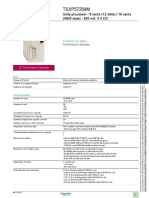 Product data sheet for obsolete Unity processor provides technical specifications and dimensions