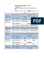 Jadwal Am Kelas Xii Ma Nuris