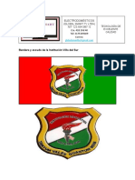 14 - Bandera y Escudo de Villa Del Sur