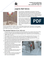 Cryogenic Ball Valve Technical Bulletin