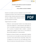 Ventajas y Limitaciones Del Método de Costeo Estándar para Proyectar Los Presupuestos de Las Empresas. Paola Andrea Salamanca Herrera