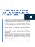 Ohchr Thematic Paper On The Contribution of HR To SP and Recommendations