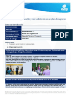 Producción, Organización y Mercadotecnia en Un Plan de Negocios