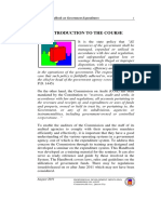 Training Handbook On Government Expenditures Aug 2011 Edition