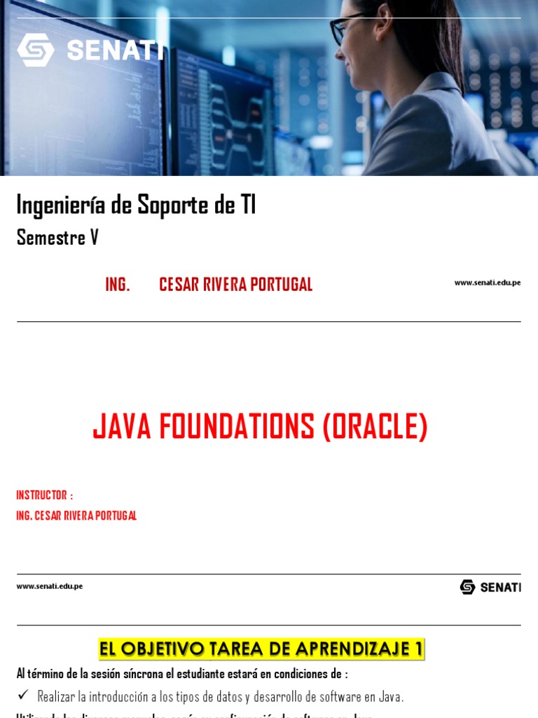 Fundamentos de Java para Desarrollo de Software | PDF | Java (lenguaje ...