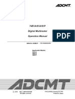 7461A7461P7451A取扱説明書PDF（英文) PDF