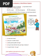 Ficha 12 Lee Mos Imagenes y Describimos Lugares