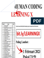 Pengumuman Coding Learning X