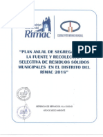 Plan Anual de Segregación