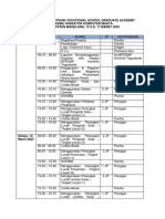 Rundown OKM Magelang 13-17 Maret 2023