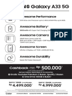 Spec Card - A33 - 5G - GalaxyWeek