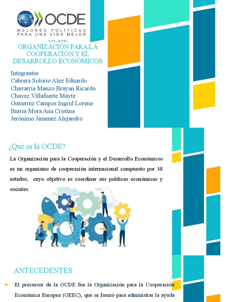 OCDE: Objetivos y Estructura Clave | PDF | Economias