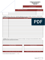 3.1 Formato Entrega Recepción de Indicios