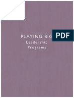 2017 Playing Big Professional Development CCE PDF