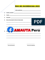 CUADERNO DE INCIDENCIAS 2023 AMAUTA Perú FORMATO 2