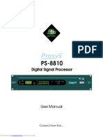 Prosys ps8810 User Manual PDF