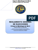 Reglamento General de Elecciones CPSP PDF