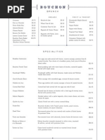 Brunch Menu