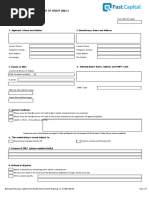 Application For Standby Letter of Credit