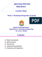 Week 3 - (Mechanical Properties of Metals) Part 1