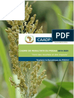 CADRE DE RESULTATS DU PDDAA 2015-2025