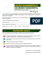 4º Ano- Avaliação Diagnóstica de Matemática