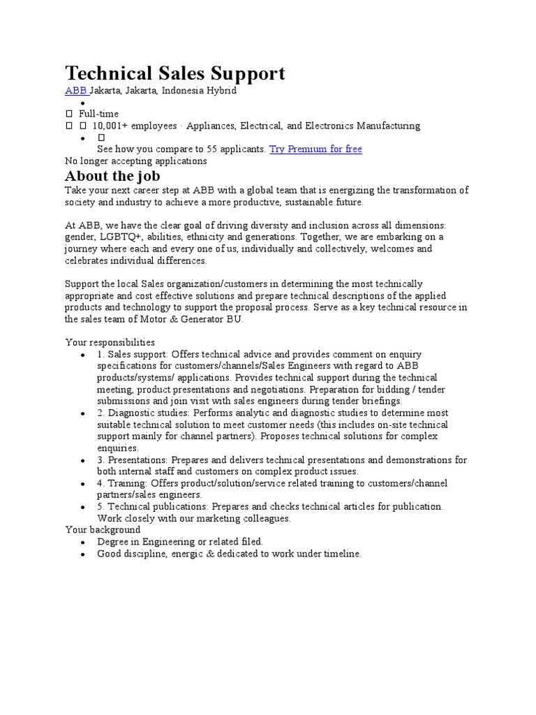 Sales Support | PDF