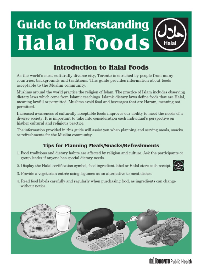 Understanding Halal Food Guidelines | PDF | Desserts | Drink