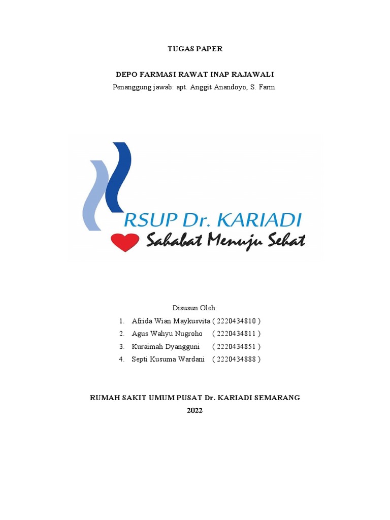 Sistem Distribusi Obat Depo Rajawali | PDF